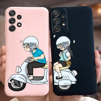 Για Samsung A13 4G Θήκη Cute Fashion Bear Cartoon Couple Case σιλικόνης για τηλέφωνο Samsung Galaxy A13 A 13 Shell