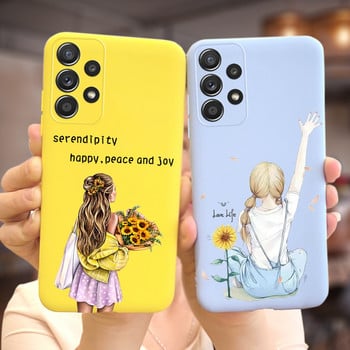 Για Samsung A13 4G Θήκη Cute Fashion Bear Cartoon Couple Case σιλικόνης για τηλέφωνο Samsung Galaxy A13 A 13 Shell