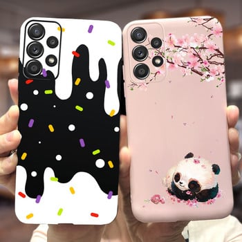 Για Samsung A13 4G Θήκη Cute Fashion Bear Cartoon Couple Case σιλικόνης για τηλέφωνο Samsung Galaxy A13 A 13 Shell