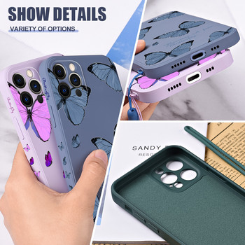 Θήκη Butterfly Flower για Xiaomi Mi 12 11 Mi11 Lite 12s 13 Pro Θήκη σιλικόνης για Xiaomi Mi 10 12Pro 12t Mi12t 11t mi13 Pro