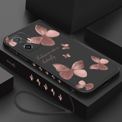 Калъф Butterfly Flower за Xiaomi Mi 12 11 Mi11 Lite 12s 13 Pro Case Силиконов калъф за Xiaomi Mi 10 12Pro 12t Mi12t 11t mi13 Pro