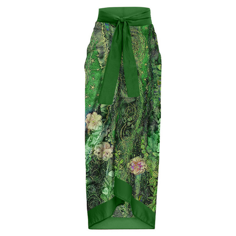 Vintage bikini s cvjetnim printom, uski zeleni, jednodijelni plažni kostim, blagdanska haljina za plažu, leptir naramenica, elegantni kupaći kostim, ženski