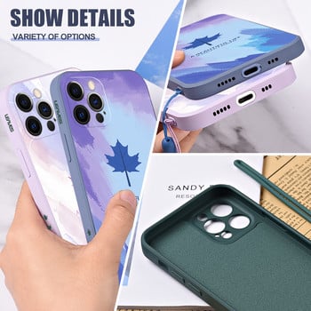 Για Xiaomi Mi12t Pro Θήκη Maple Liquid Silicone Case για Xiaomi Mi11 12 Lite 5G NE Mi 12t Pro 11t 11 10t 10 12 S Pro Ultra Cover