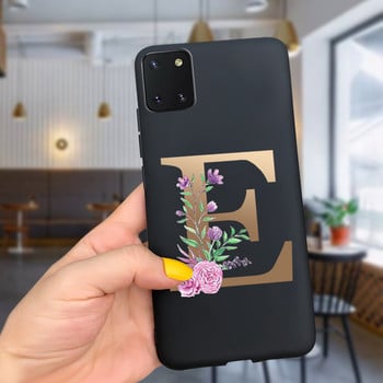 Θήκες τηλεφώνου Cute Letters για Samsung Galaxy S10 Lite Θήκη Note 10 Lite Μαλακό λεπτό κάλυμμα πλάτης για τσάντες Samsung Galaxy Note10 Lite