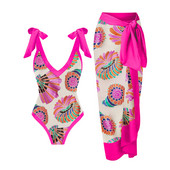 Női retro fürdőruha Pink Deep V ünnepi strandruha Vintage strandruha tervezői fürdőruha nyári szörföltözet