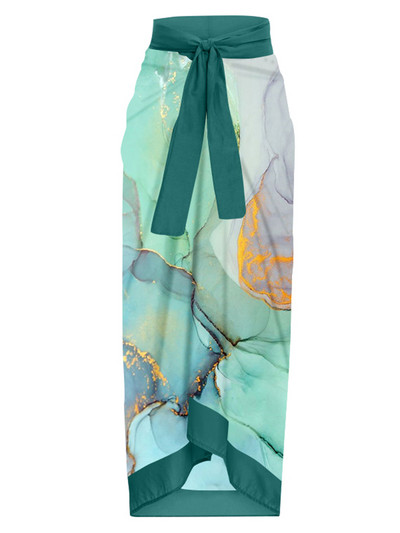 Ženski retro kupaći kostim i suknja Zelena blagdanska haljina za plažu Dizajnerski kupaći kostim Vintage ljetna odjeća za surfanje