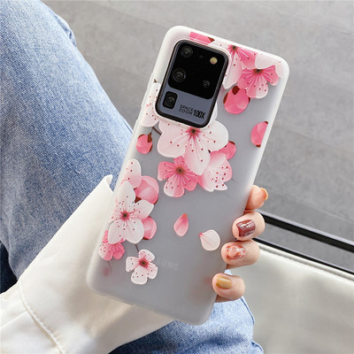 Θήκη 3D Flower Για Samsung Galaxy S20 FE S21 Ultra S10 S9 S8 Plus Θήκη σιλικόνης για SAMSUNG Note 20 Ultra 8 9 10 Plus Κάλυμμα