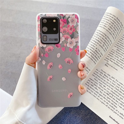 Θήκη 3D Flower Για Samsung Galaxy S20 FE S21 Ultra S10 S9 S8 Plus Θήκη σιλικόνης για SAMSUNG Note 20 Ultra 8 9 10 Plus Κάλυμμα