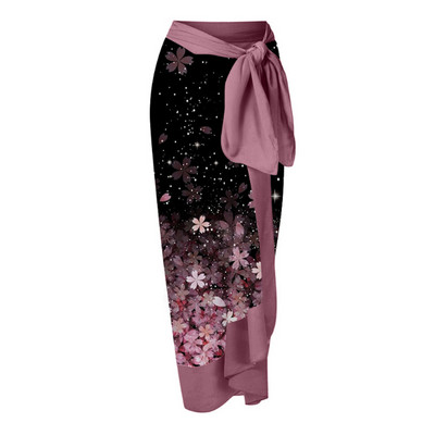 Ženska retro suknja za kupaći kostim Blagdanska haljina za plažu Ljubičasta maska Dizajnerski kupaći kostim Ljetna suknja Vintage odjeća za surfanje