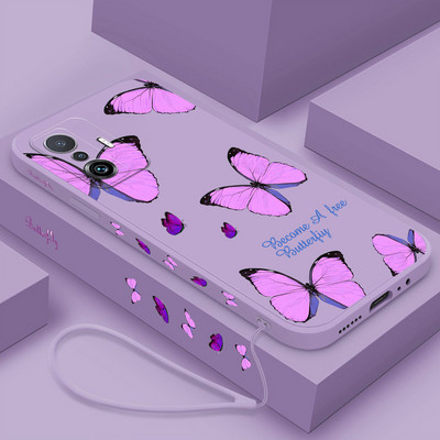 Θήκη υγρής σιλικόνης για θήκη Xiaomi Mi 12s Ultra mi12 s Pro για Xiaomi Mi11 Lite 5g NE M11 Ultra Mi10 12 Pro Θήκη με Landyard