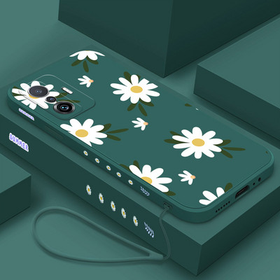 Θήκη υγρής σιλικόνης για θήκη Xiaomi Mi 12s Ultra mi12 s Pro για Xiaomi Mi11 Lite 5g NE M11 Ultra Mi10 12 Pro Θήκη με Landyard