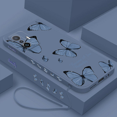 Θήκη υγρής σιλικόνης για θήκη Xiaomi Mi 12s Ultra mi12 s Pro για Xiaomi Mi11 Lite 5g NE M11 Ultra Mi10 12 Pro Θήκη με Landyard