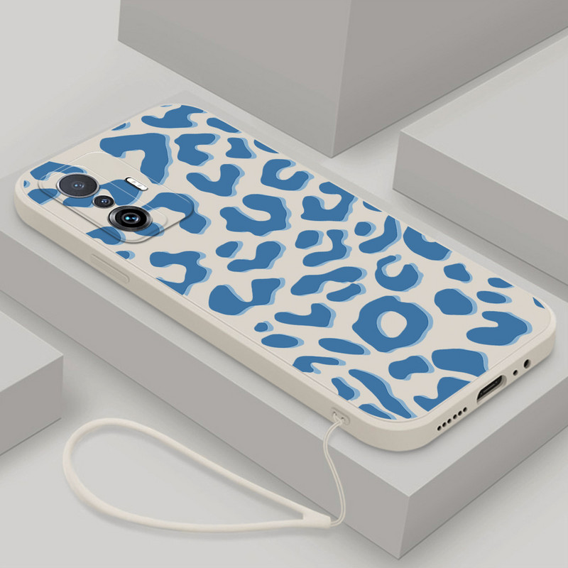 За Xiaomi Mi 12t Pro Cover Цветен течен силиконов калъф за Xiaomi Mi 11 Lite 5G NE Mi12t Mi 11t 11 12 10 Pro Калъф с Landyard