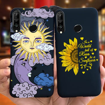 Калъфи за телефони с цветя за Huawei P30 Lite Pro Case Cover On Fundas Huawei P30 P30lite P 30 lite pro P30pro Сладки меки силиконови калъфи