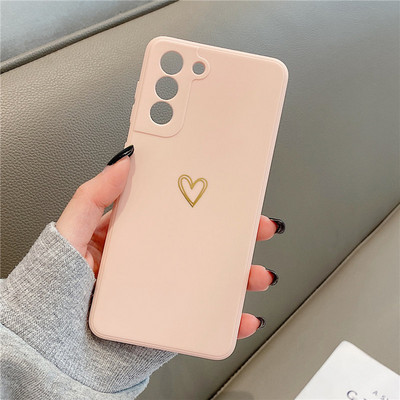 Love Heart telefonska torbica za Samsung Galaxy A52 A72 S21 Plus S20 FE A32 A51 A71 Note 20 Ultra S22 Mekana mat stražnja maska u boji slatkiša