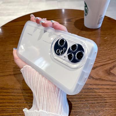 за Huawei P50 P40 P30 Pro Mate 40 30 Nova 9 SE 8 Honor 50 70 60 Калъф Удароустойчив Bumper Camera Protect Matte Clear Soft Cover