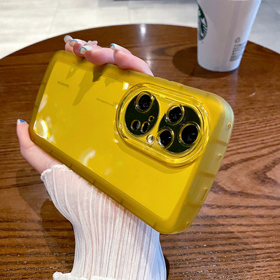 за Huawei P50 P40 P30 Pro Mate 40 30 Nova 9 SE 8 Honor 50 70 60 Калъф Удароустойчив Bumper Camera Protect Matte Clear Soft Cover