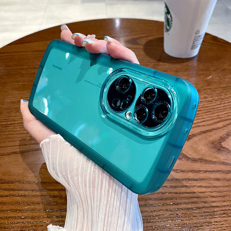 за Huawei P50 P40 P30 Pro Mate 40 30 Nova 9 SE 8 Honor 50 70 60 Калъф Удароустойчив Bumper Camera Protect Matte Clear Soft Cover