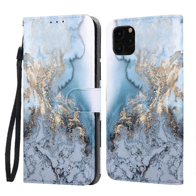 Πολυτελείς μαρμάρινες δερμάτινες θήκες για πορτοφόλι για iPhone 11 12 14 Plus 13 Mini Pro Max 7 8 X XR SE3 SE2 Βάση βάσης για πορτοφόλι τηλεφώνου