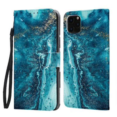 Πολυτελείς μαρμάρινες δερμάτινες θήκες για πορτοφόλι για iPhone 11 12 14 Plus 13 Mini Pro Max 7 8 X XR SE3 SE2 Βάση βάσης για πορτοφόλι τηλεφώνου