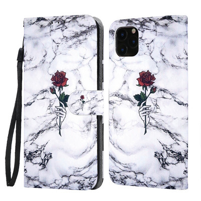 Πολυτελείς μαρμάρινες δερμάτινες θήκες για πορτοφόλι για iPhone 11 12 14 Plus 13 Mini Pro Max 7 8 X XR SE3 SE2 Βάση βάσης για πορτοφόλι τηλεφώνου