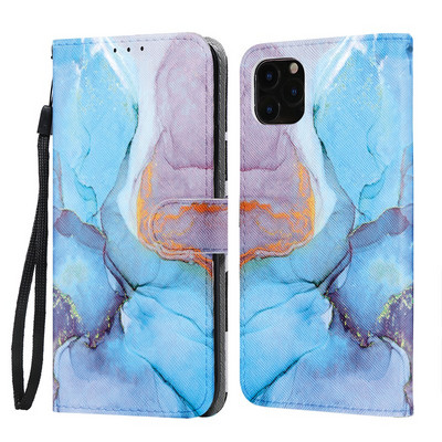 Πολυτελείς μαρμάρινες δερμάτινες θήκες για πορτοφόλι για iPhone 11 12 14 Plus 13 Mini Pro Max 7 8 X XR SE3 SE2 Βάση βάσης για πορτοφόλι τηλεφώνου