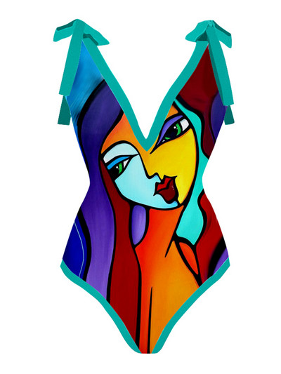 Μόδα ολόσωμο γυναικείο μαγιό 2022 Νέο σέξι σετ μπικίνι Γιορτινή φούστα Deep-v Καλοκαιρινά μαγιό Καλοκαιρινό φόρεμα για σέρφινγκ