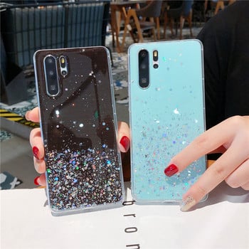 Θήκη Bling Glitter Luxury για Huawei P30 P20 Lite P40 P50 Pro Mate 20 30 40 Honor 10 20 30 Pro 50 Soft Silicone Clean Cover Case