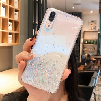 Θήκη Bling Glitter Luxury για Huawei P30 P20 Lite P40 P50 Pro Mate 20 30 40 Honor 10 20 30 Pro 50 Soft Silicone Clean Cover Case