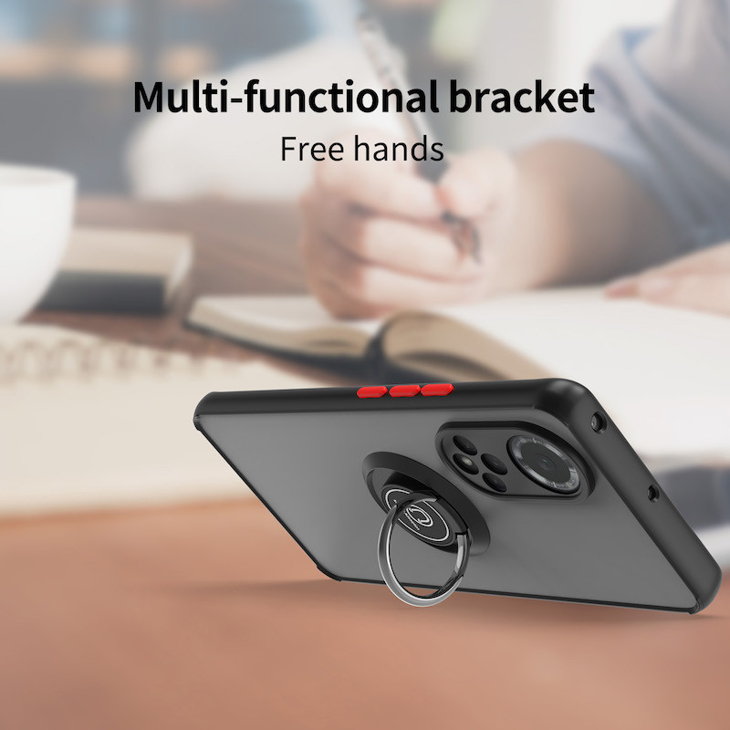 Θήκη βάσης δακτυλίου για Huawei P30 Pro P40 P20 Pro Matet 20 Honor 30 40 Nova 6 7 8 8i Matte Auto Focus σιλικόνης κάλυμμα τηλεφώνου