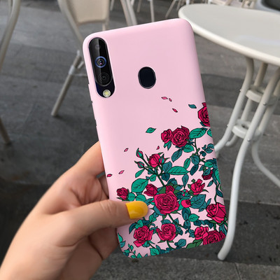За калъф за Samsung Galaxy A60 SM-A606F Луксозен калъф с рисувани бонбони Мек силиконов калъф за телефон за Samsung A60 A 60 Fundas Cover Coque