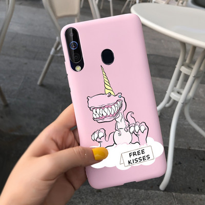 За калъф за Samsung Galaxy A60 SM-A606F Луксозен калъф с рисувани бонбони Мек силиконов калъф за телефон за Samsung A60 A 60 Fundas Cover Coque