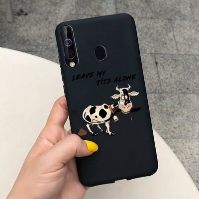 За калъф за Samsung Galaxy A60 SM-A606F Луксозен калъф с рисувани бонбони Мек силиконов калъф за телефон за Samsung A60 A 60 Fundas Cover Coque