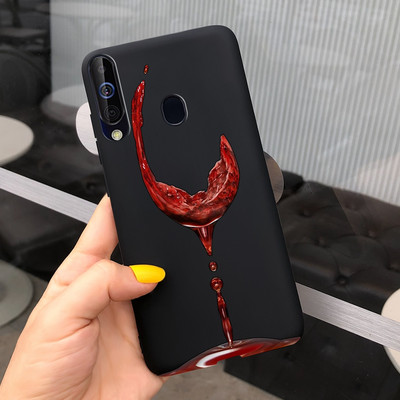За калъф за Samsung Galaxy A60 SM-A606F Луксозен калъф с рисувани бонбони Мек силиконов калъф за телефон за Samsung A60 A 60 Fundas Cover Coque