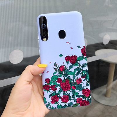 За калъф за Samsung Galaxy A60 SM-A606F Луксозен калъф с рисувани бонбони Мек силиконов калъф за телефон за Samsung A60 A 60 Fundas Cover Coque