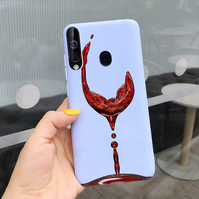 За калъф за Samsung Galaxy A60 SM-A606F Луксозен калъф с рисувани бонбони Мек силиконов калъф за телефон за Samsung A60 A 60 Fundas Cover Coque