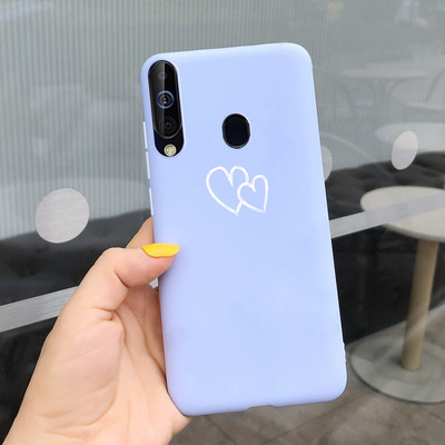За калъф за Samsung Galaxy A60 SM-A606F Луксозен калъф с рисувани бонбони Мек силиконов калъф за телефон за Samsung A60 A 60 Fundas Cover Coque