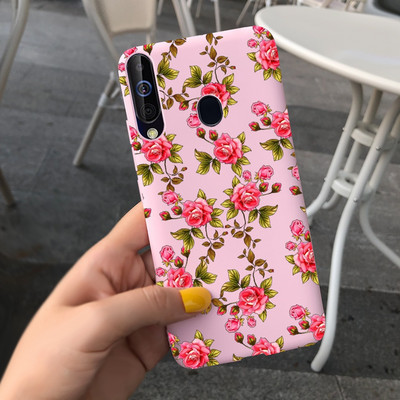За калъф за Samsung Galaxy A60 SM-A606F Луксозен калъф с рисувани бонбони Мек силиконов калъф за телефон за Samsung A60 A 60 Fundas Cover Coque