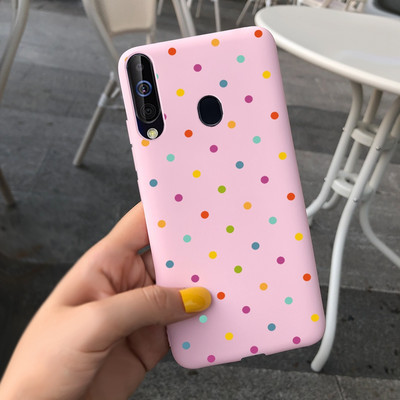 За калъф за Samsung Galaxy A60 SM-A606F Луксозен калъф с рисувани бонбони Мек силиконов калъф за телефон за Samsung A60 A 60 Fundas Cover Coque