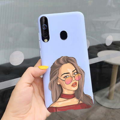 За калъф за Samsung Galaxy A60 SM-A606F Луксозен калъф с рисувани бонбони Мек силиконов калъф за телефон за Samsung A60 A 60 Fundas Cover Coque