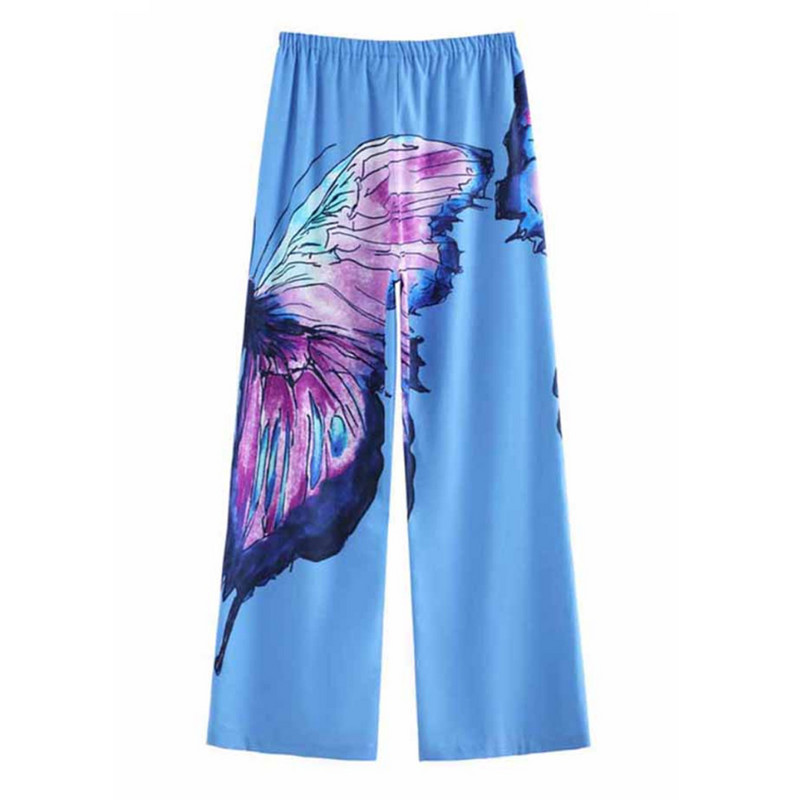 Vintage női egyrészes fürdőruha pillangómintás aszimmetrikus kék fedővel női retro nyaralás tengerparti ruha nyári szörfös viselet