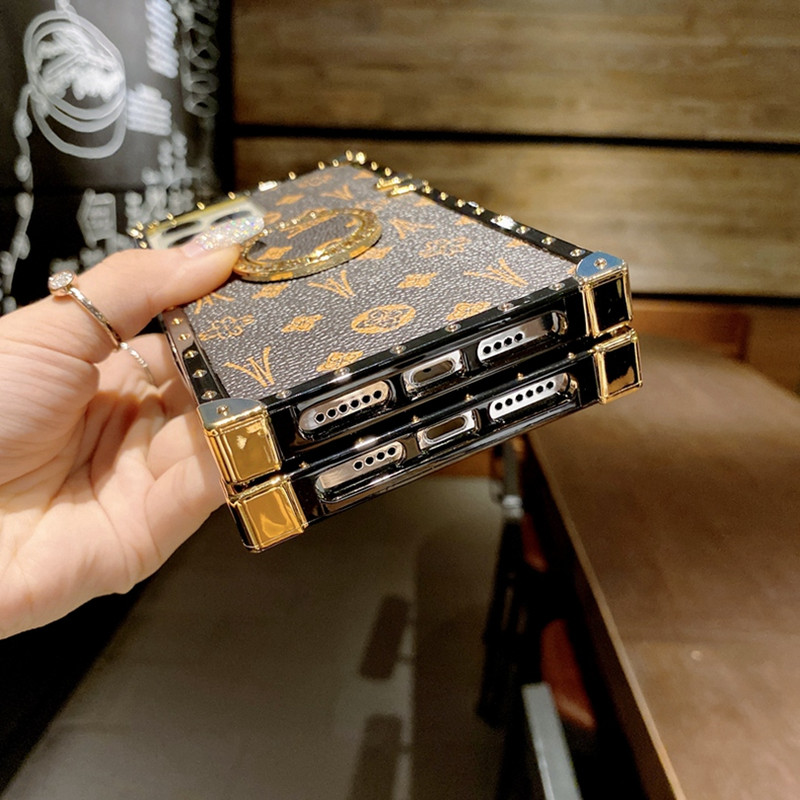 Луксозен кожен калъф за телефон iPhone 14 13 Pro Max 11 12 iPhone13 iphone14 iPhone XR X XS 6 s 8 7 Plus Дамски оригинален заден капак