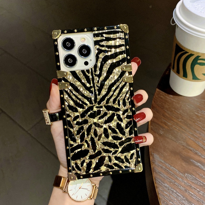 Husă de telefon de lux cu sclipici leopard pentru iPhone 14 13 Pro Max 11 12 Mini XS XR iphone13 iphone 8 7 Plus 6 X femei fete husă spate