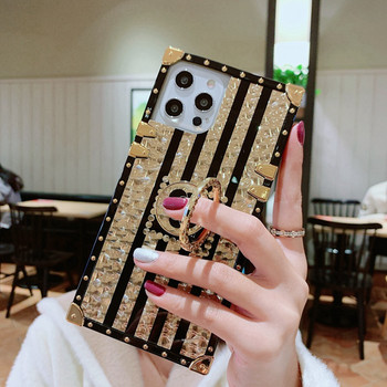 Θήκη Glitter Luxury για Xiaomi Redmi Note 11 10 12 Pro 5g 9 8 11s 10s 9s Redmi 10c 9c 9a Xiomi Poco X3 GT M3 F3 Girls Ring Cover