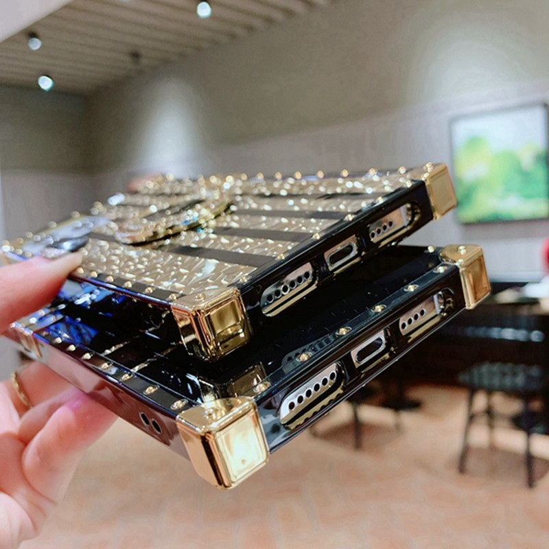 Θήκη Glitter Luxury για Xiaomi Redmi Note 11 10 12 Pro 5g 9 8 11s 10s 9s Redmi 10c 9c 9a Xiomi Poco X3 GT M3 F3 Girls Ring Cover