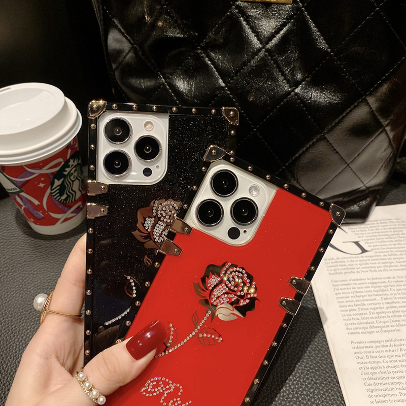 Луксозен калъф за телефон с розов блясък за Samsung Galaxy Note 20 10 9 8 S23 Plus S22 Ultra S21 Fe S20 S10 S9 A73 5G A52 A53 Заден капак