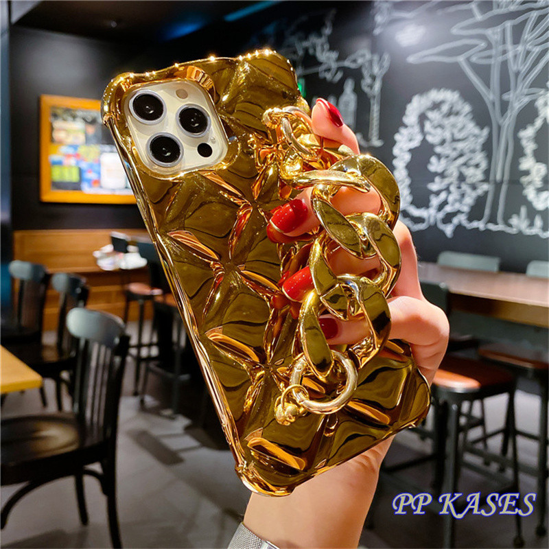 Πολυτελής επιχρυσωμένη επιχρυσωμένη θήκη τηλεφώνου για iPhone 14 13 Promax 11 12 Pro Max Mini Xs Max XR 8 7 Plus Κάλυμμα καθρέφτη
