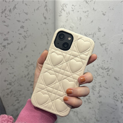 Πολυτελής κεντημένη 3D δερμάτινη θήκη τηλεφώνου για Iphone 14 13 12 Pro Max 11 XS XR 7 8 Plus Pro Holster Cute Vintage επιμετάλλωση