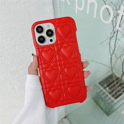 Πολυτελής κεντημένη 3D δερμάτινη θήκη τηλεφώνου για Iphone 14 13 12 Pro Max 11 XS XR 7 8 Plus Pro Holster Cute Vintage επιμετάλλωση