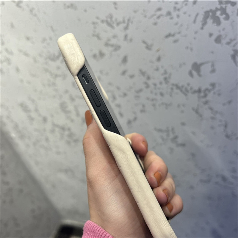 Πολυτελής κεντημένη 3D δερμάτινη θήκη τηλεφώνου για Iphone 14 13 12 Pro Max 11 XS XR 7 8 Plus Pro Holster Cute Vintage επιμετάλλωση